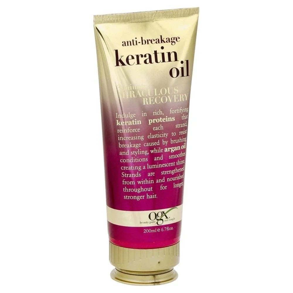 OGX Anti-Breakage Keratin Oil 3 minute Miraculous Recovery 6.7Oz Set of 2 NEW